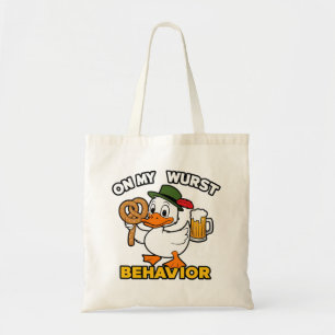 On My Wurst Behaviour Tote Bag