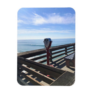 On Newport Pier, Newport Beach, California Magnet