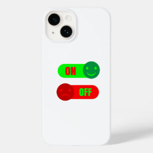 On Off Mood Emoji Phone Case