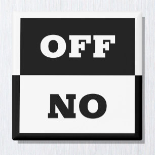 On / Off sign, In use switch sign / dishwasher Magnet