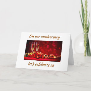 ON *OUR ANNIVERSARY* CELEBRATE *US* CARD