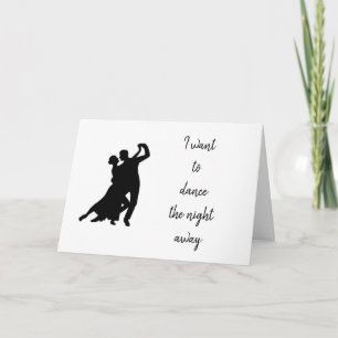 ON OUR ANNIVERSARY "DANCE WITH ME" CARD