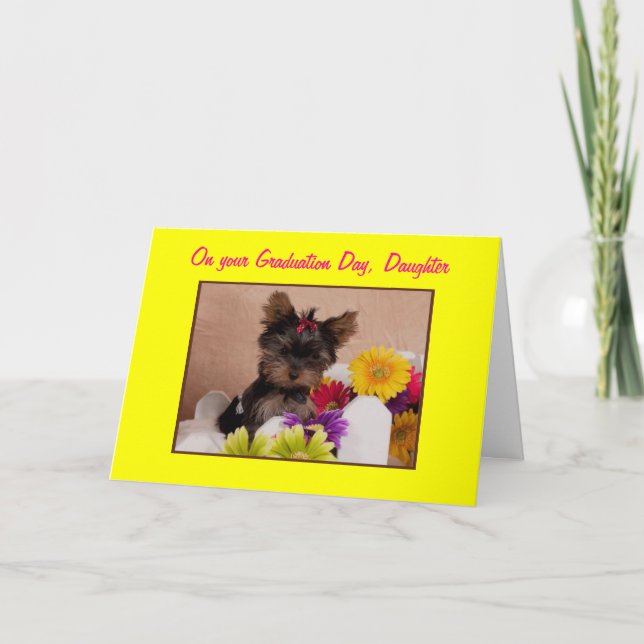 ON OUR DAUGHTER'S GRADUATION CARD (Front)