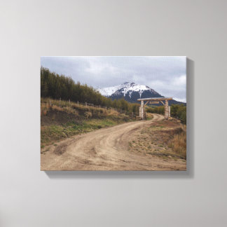 On Our Way Home on the Range  Canvas Print