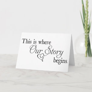 *ON OUR WEDDING DAY** TO BRIDE OR TO GROOM CARD