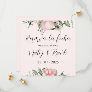 On Pink Date Flat Cards Reserve