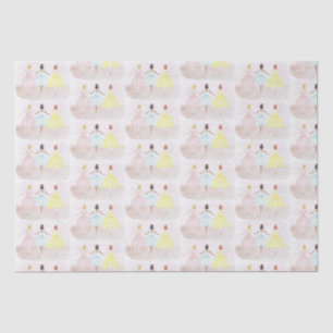 On Point Ballet Dancers Tissue Paper