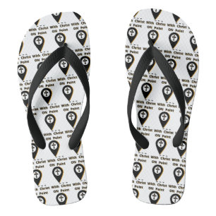 On Point With Christ Biblical All-Over Unisex Jandals