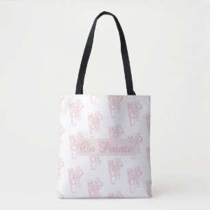 On Pointe Ballet Shoes Tote Bag