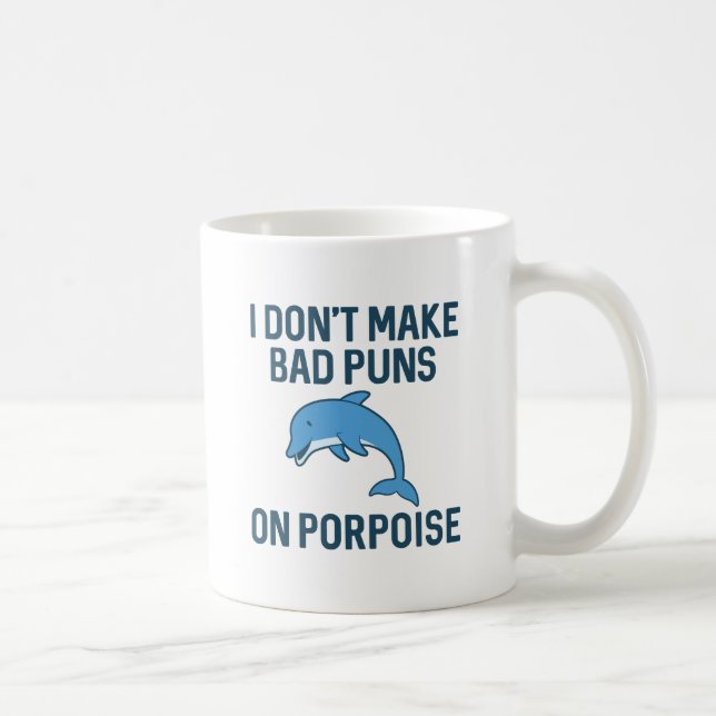 On Porpoise Coffee Mug (Right)