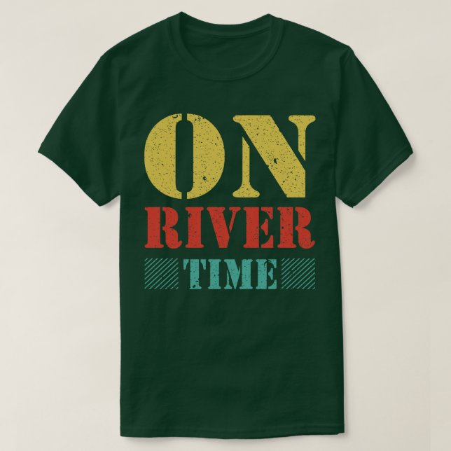 On River Time Vintage T-Shirt (Design Front)