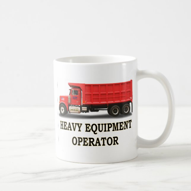 ON ROAD DUMP TRUCK COFFEE MUG (Right)