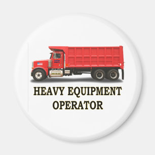 ON ROAD DUMP TRUCK MAGNET