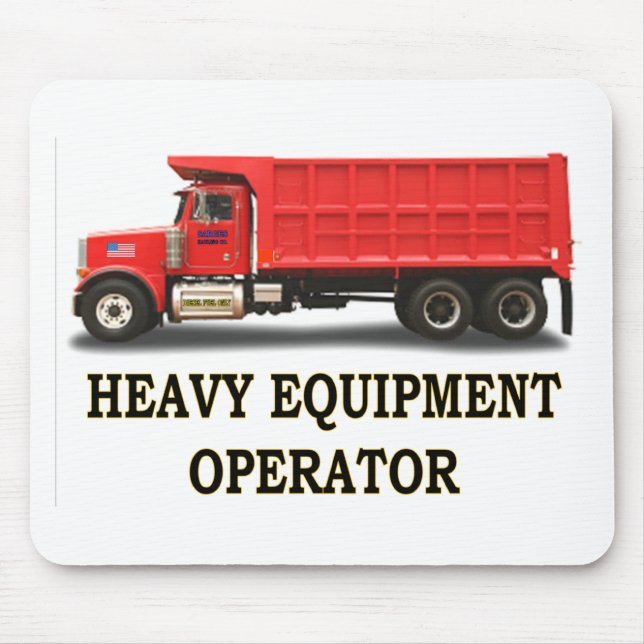 ON ROAD DUMP TRUCK MOUSE PAD (Front)