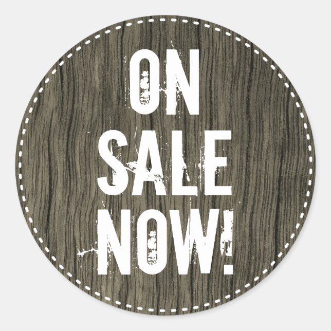 "ON SALE NOW!" Round Sticker (Front)
