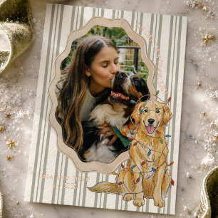 On Santa's Good List Golden Retriever