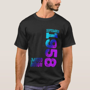 On September 1958 Since 1958 Vintage 1958 Birth Re T-Shirt