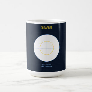 On Target — 90s Maximalist Coffee Mug Retro