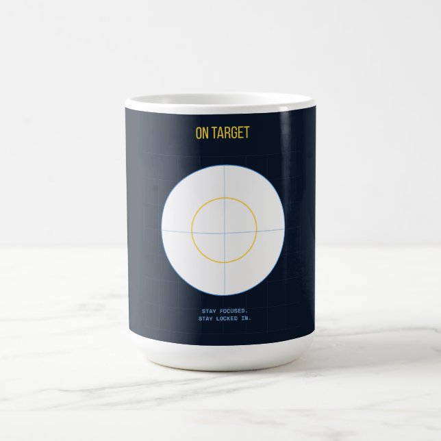 On Target — 90s Maximalist Coffee Mug | Retro  (Center)