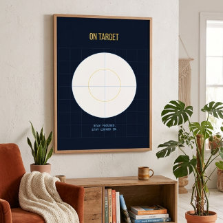 On Target — 90s Maximalist Poster | Retro Bedroom