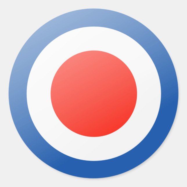 On Target Classic Round Sticker (Front)