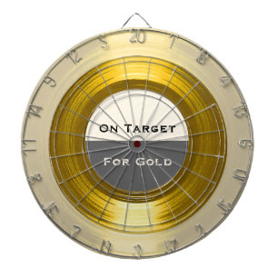 On Target For Gold - A Corporate Record Dartboard