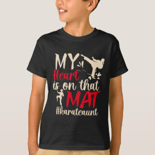 On That Mat Karate Aunt Karate Auntie 2 T-Shirt