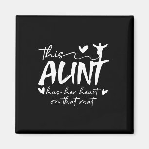 On That Mat Karate Aunt Karate Auntie 3 Magnet