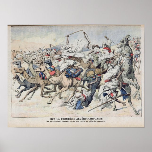 On the Algero-Moroccan Frontier, a French Poster (Front)