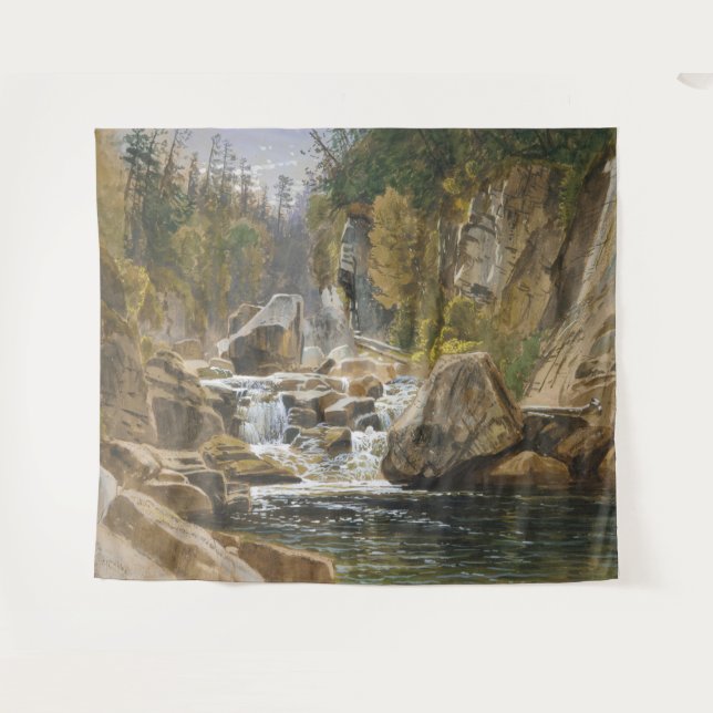 On the Ausable | James David Smillie Art Tapestry (Front (Horizontal))