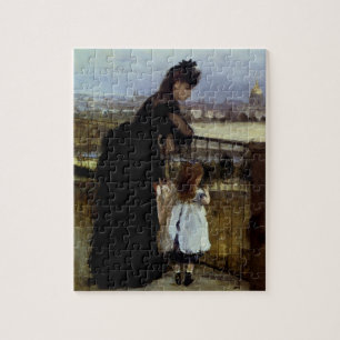 On The Balcony by Berthe Morisot Jigsaw Puzzle