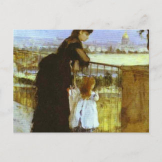On The Balcony Postcard