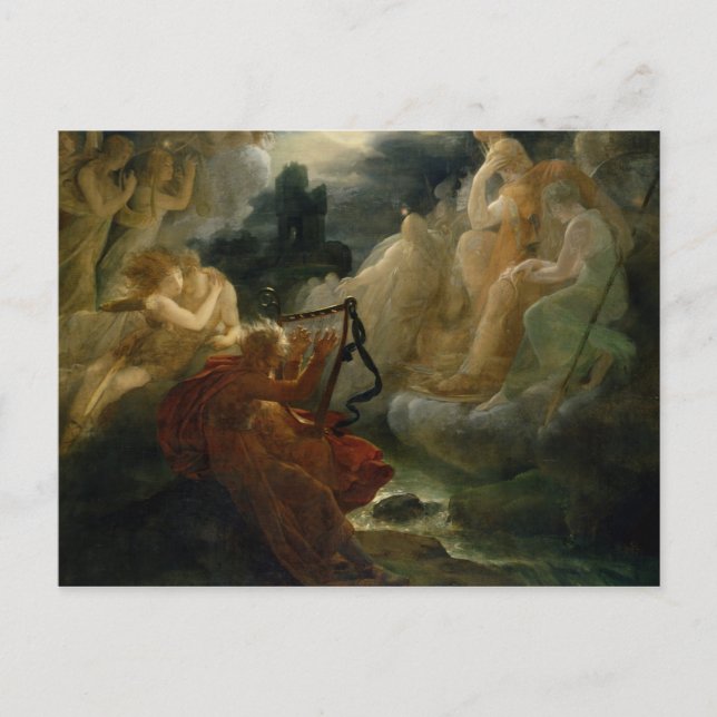 On the Bank of the Lora Postcard (Front)