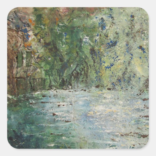 On the Bayou Square Sticker (Front)