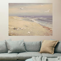 On the Beach (1879) – Vintage Coastal Art