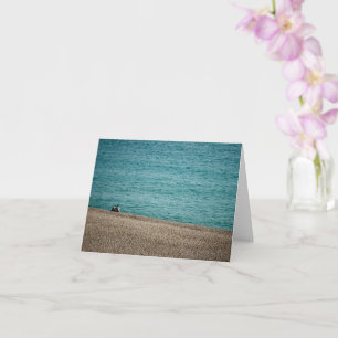 On the beach at Beer Card