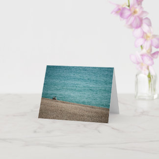 On the beach at Beer Card