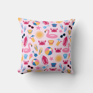 On the beach cushion