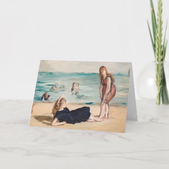 On the Beach | Édouard Manet Card (Front)