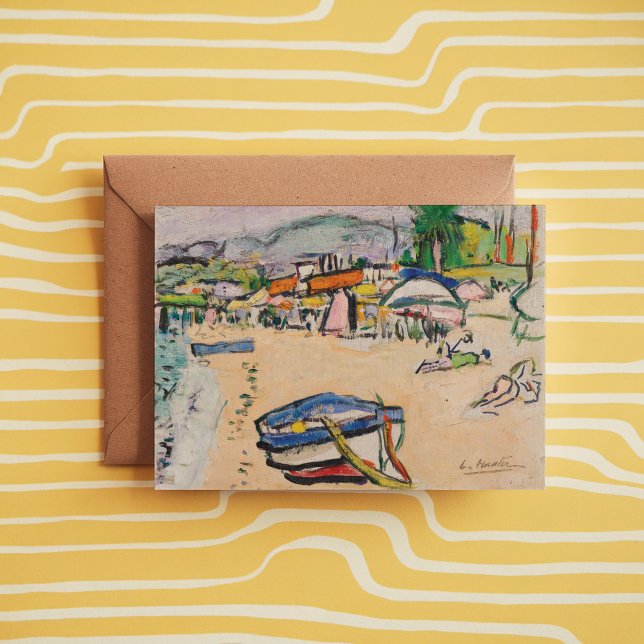 On The Beach | George Leslie Hunter Card (Creator Uploaded)