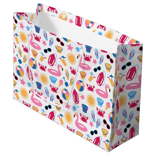 On the beach large gift bag (Front Angled)