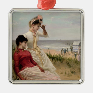 On the Beach Metal Tree Decoration