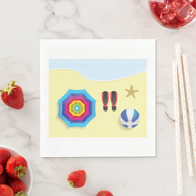 On The Beach Napkin (Creator Uploaded)