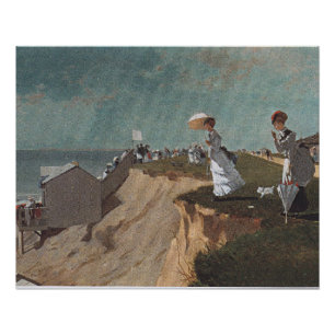 On the Beach, New Jersey, fine art Poster