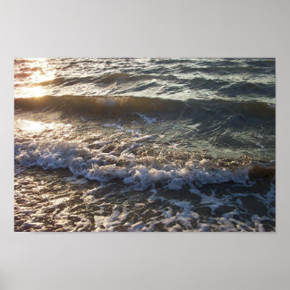 On the Beach Poster