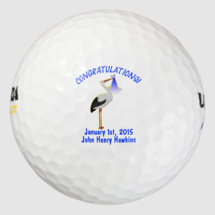 On the Birth of Your Baby - Golf Ball Keepsake