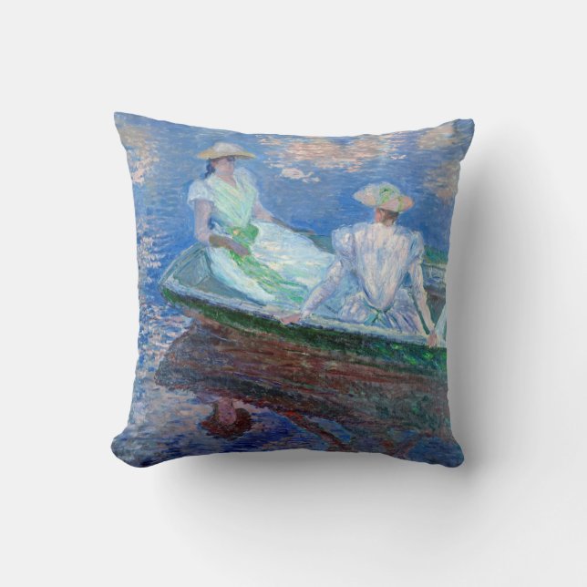 On the Boat, Monet Cushion (Front)