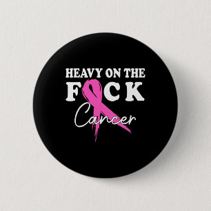 On The Cancer Survivor Breast Cancer Support  6 Cm Round Badge