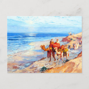 On the coast of Tangier the Atlantic Postcard
