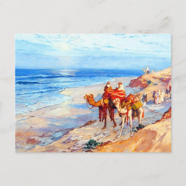 On the coast of Tangier the Atlantic Postcard (Front)